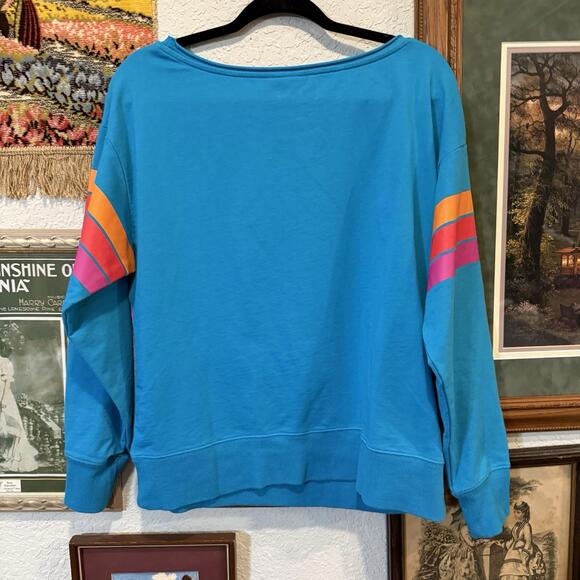 NWOT Disney Parks Epcot Guardians Of The Galaxy Blue Movie Sweatshirt Size‎ Med - Picture 3 of 4